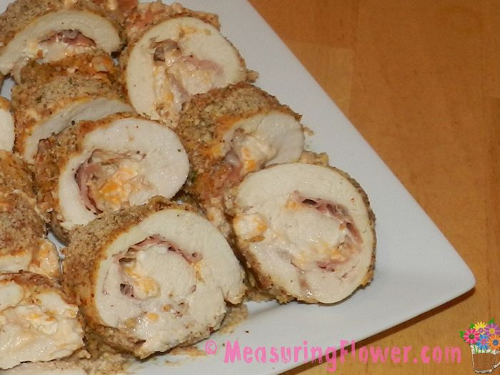 Prosciutto and Cheese Stuffed Chicken Roulade