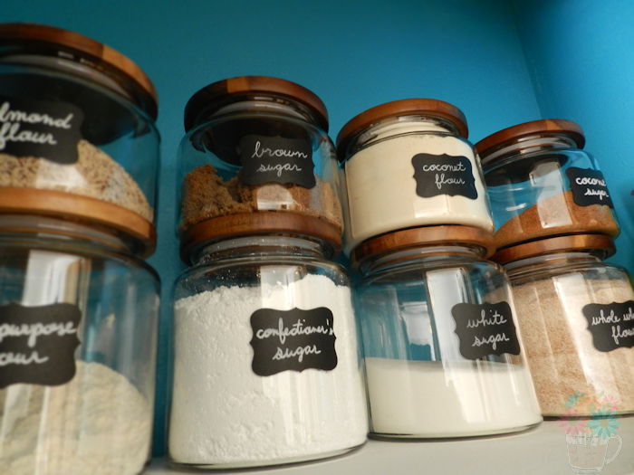 flour sugar shelf
