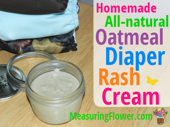 Oatmeal Diaper Rash Cream {Cloth Diaper